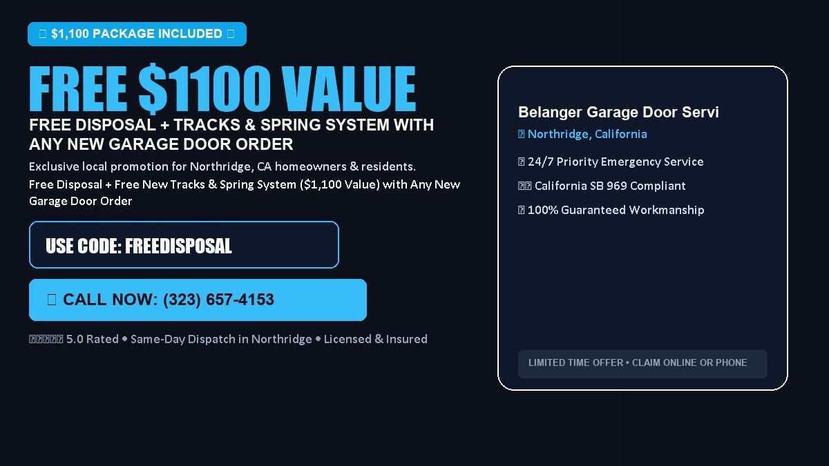 Belanger Garage Door Service FREE Haul-Away & Heavy-Duty Tracks with New Door